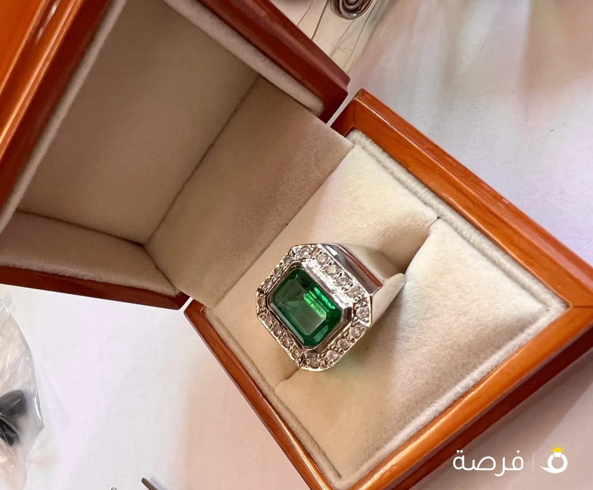 Zircons with lab Emerald