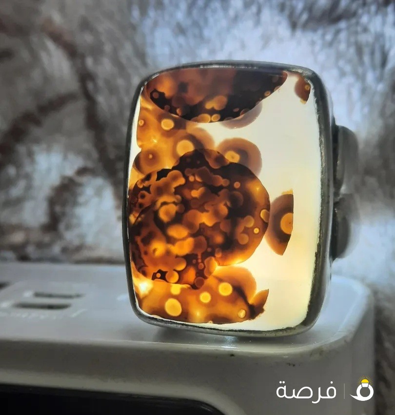 ر
خاتم فضة صياغه يدويه قديمه