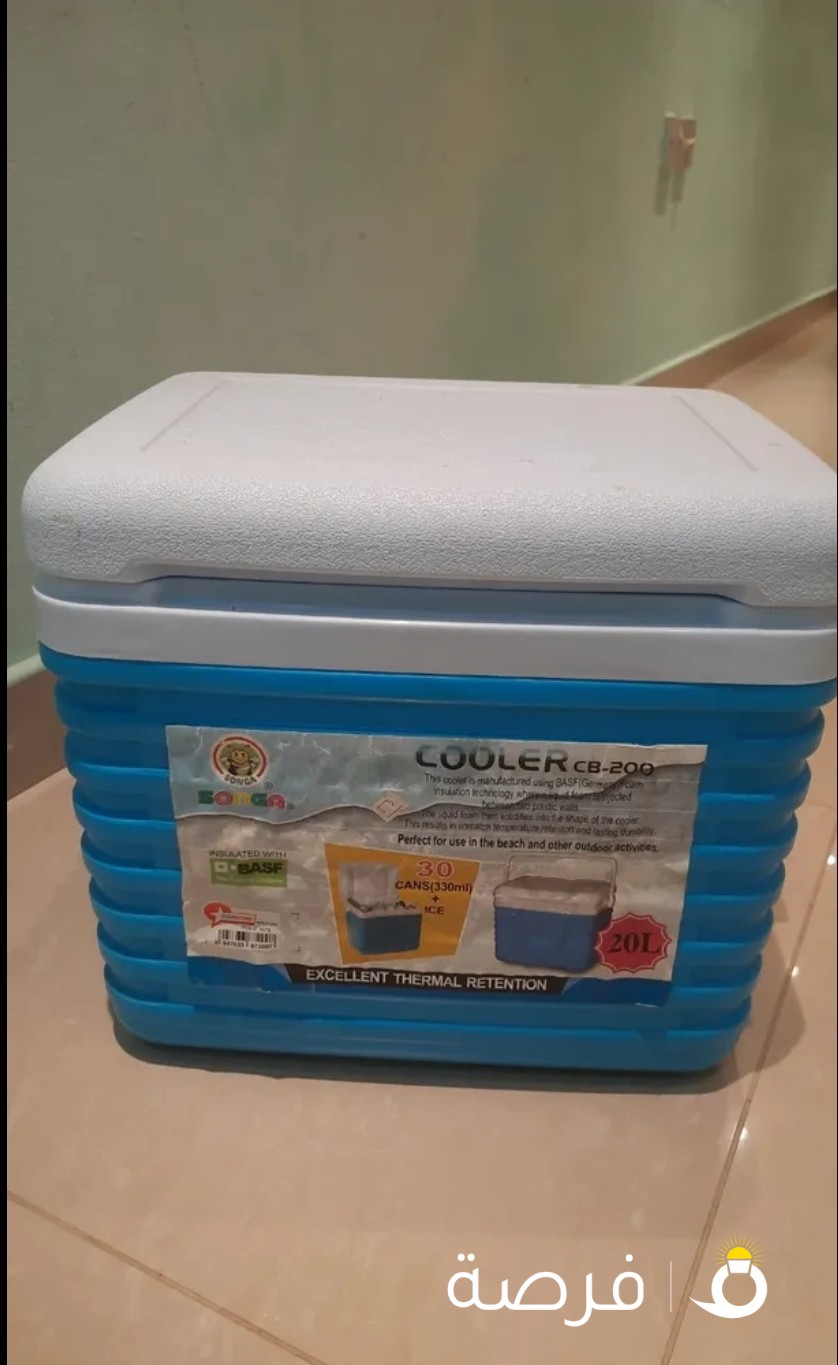 Cooler, Water Flask and Baking Bowl