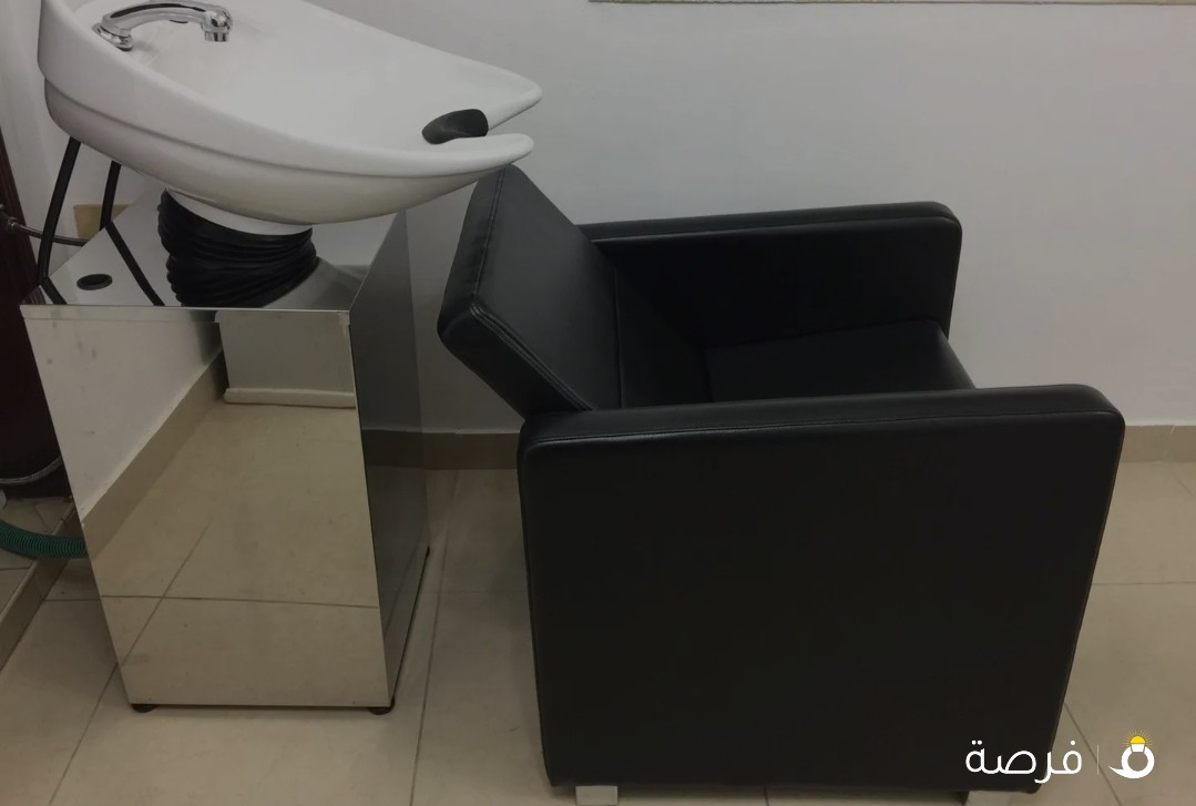 للبيع حوض غسيل شعر سيراميك مع القاعدة وكرسي جلد طبي ممتازين
