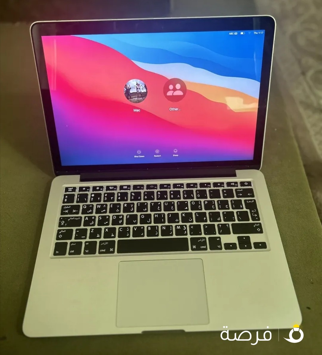 Macbook pro 13inch 500GB للبيع ماك برو