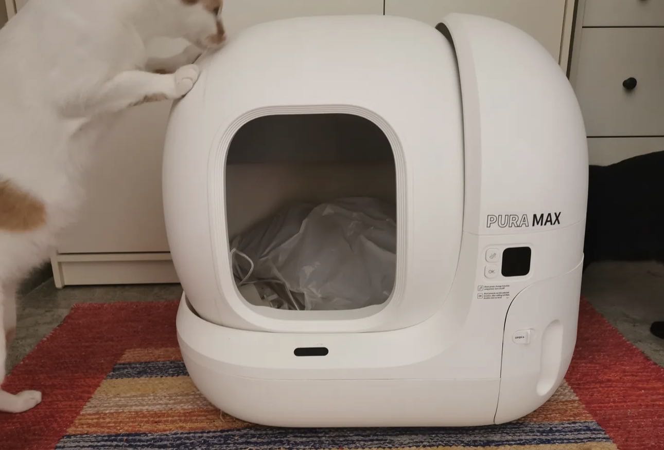 حمام الكتروني للقطط petkit pura max
