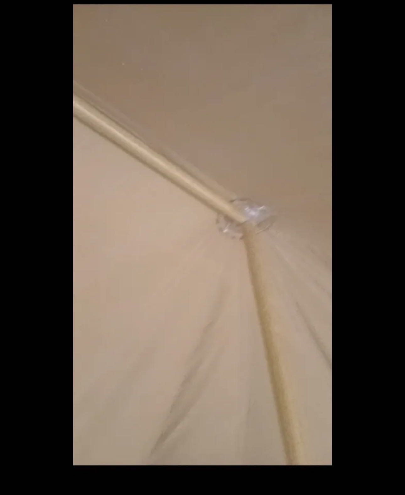 للبيع خيمه 6ب4 واجه شفافه مع غطا داخلي وخارجي