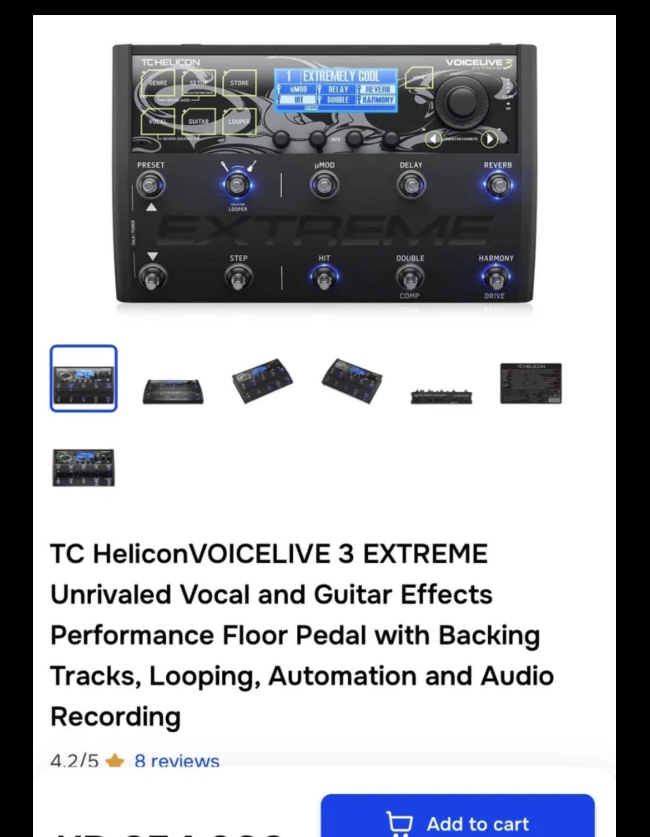 جهاز ايفيكت TC helicon voice live 3