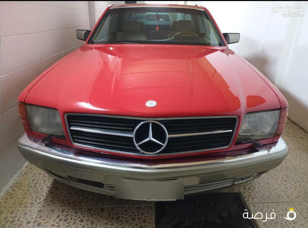 مرسيدسSEC560 الموديل 1986السياره نظيفه تم عمل سيرفس لها
