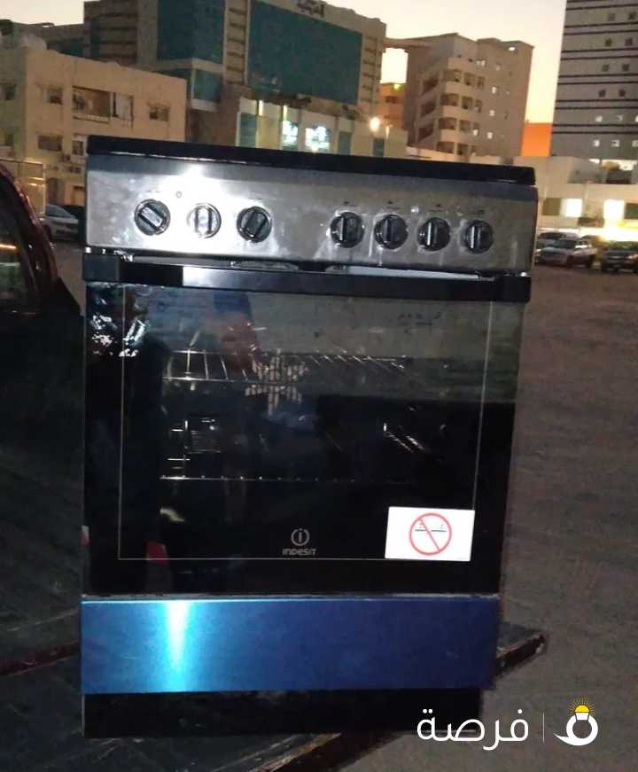 فرن كهربائي اربعه شعله جديد سيراميك من فوق موديل 2022 من الغانم جديد لم يستعمل الجام للفرن
