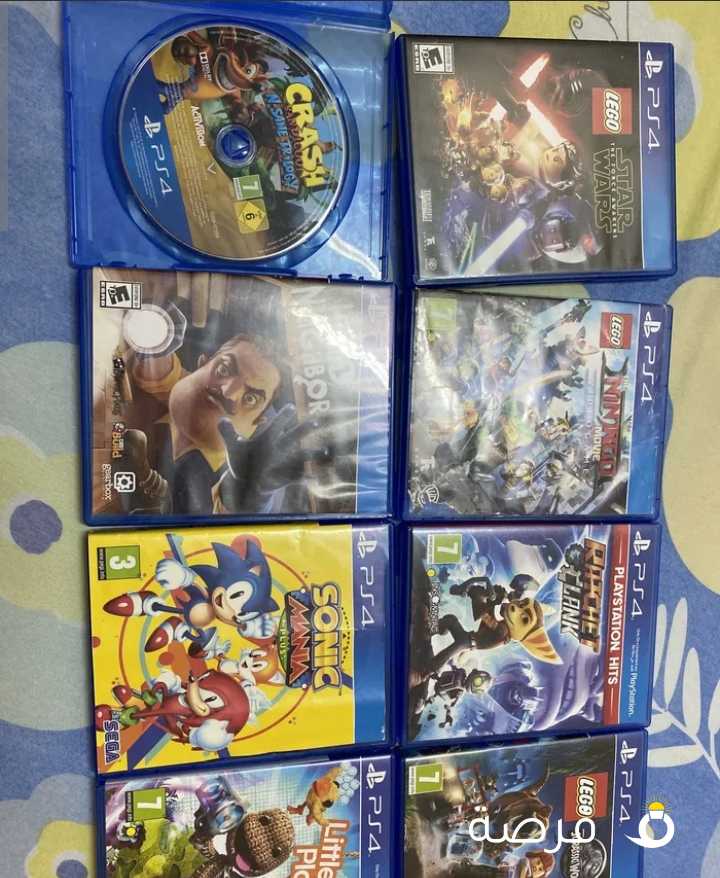 8 games of ps4 like new