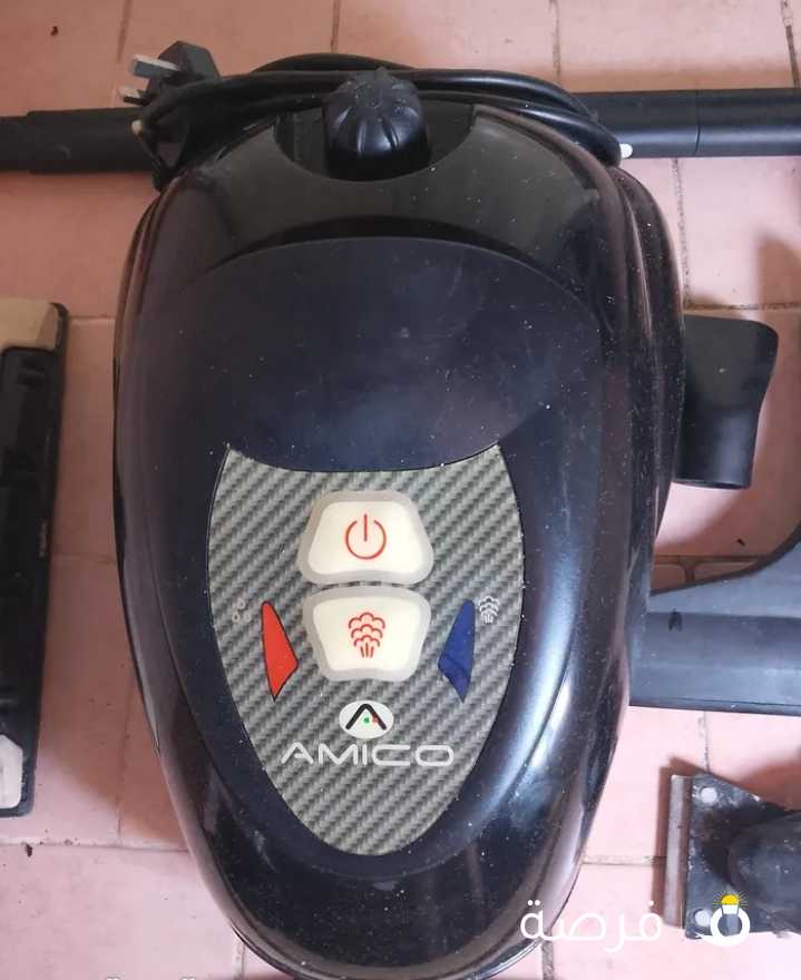 مكنسه بخار ضغط عالي تنظيف جميع الاثاث والديكور والمفروشات والحديد والالمنيوم والنحاس جدا ممتازتصنعها