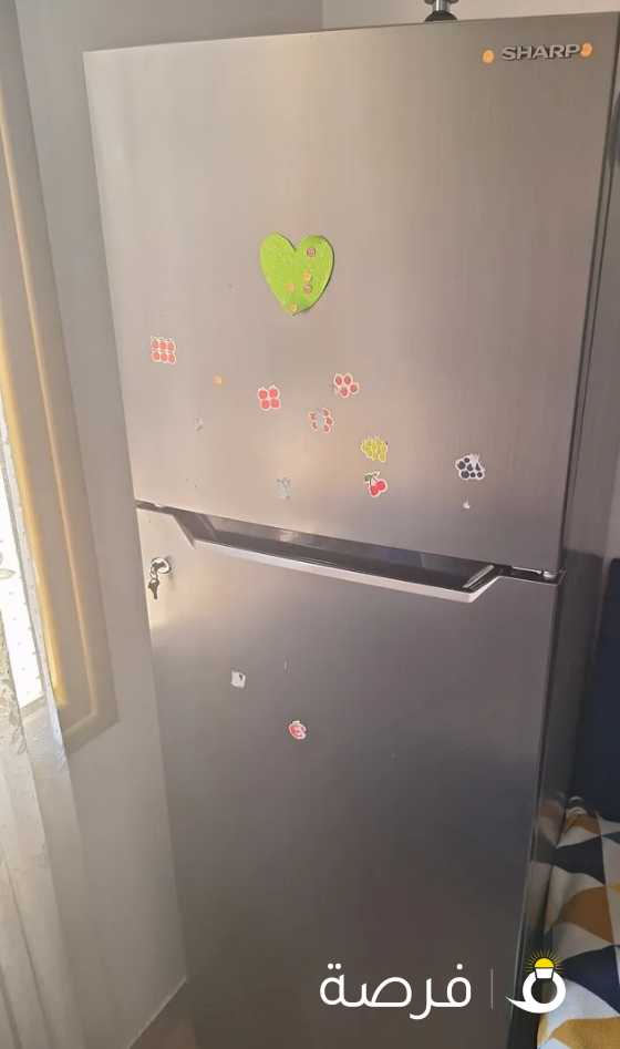 ثلاجة بحالة فوق الممتازة شارب 14 قدم للبيع sharp fridge 14 feets in excellent condition for sale
