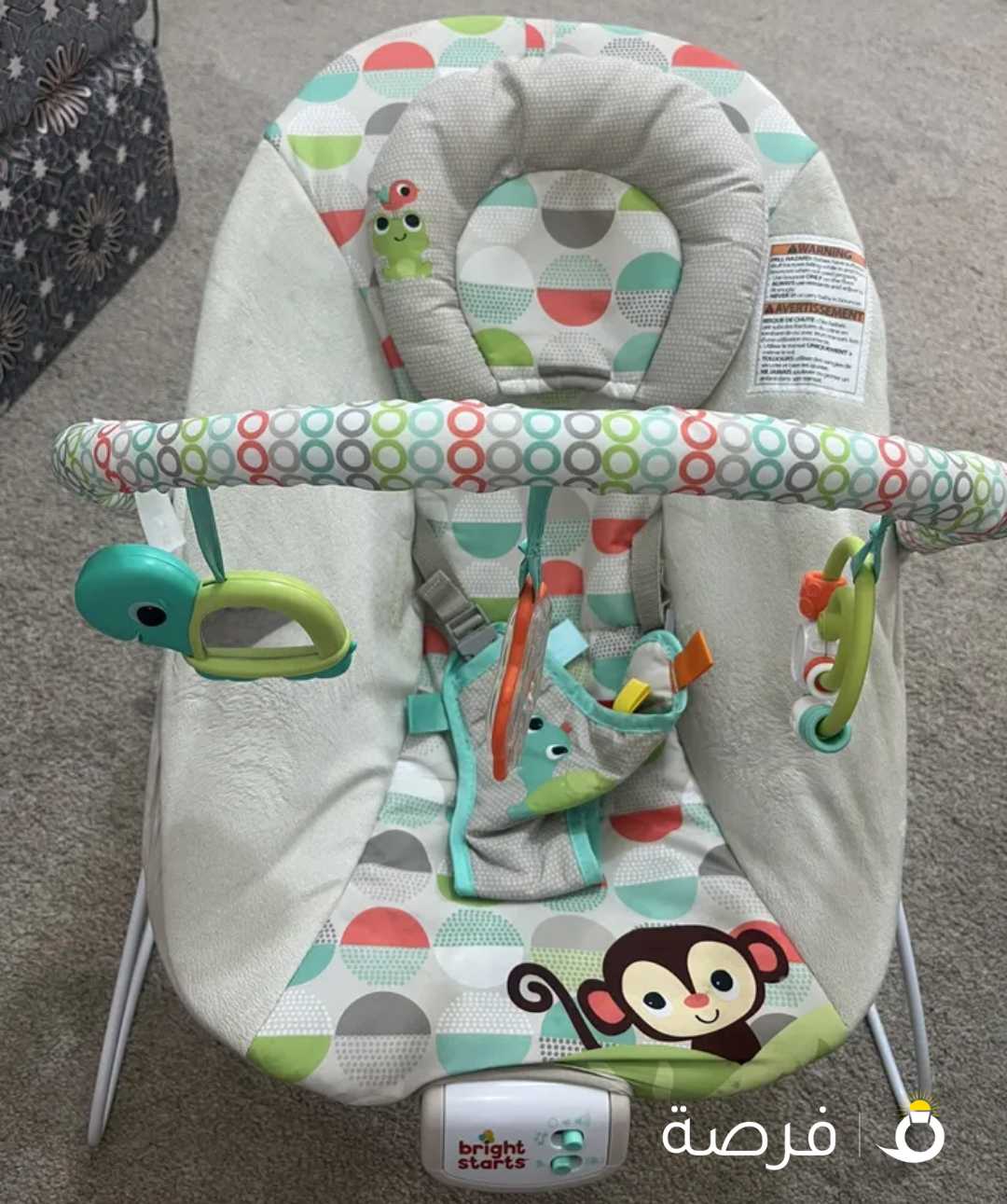 كرسي هزاز بحاله ممتازه استعمال خفيف