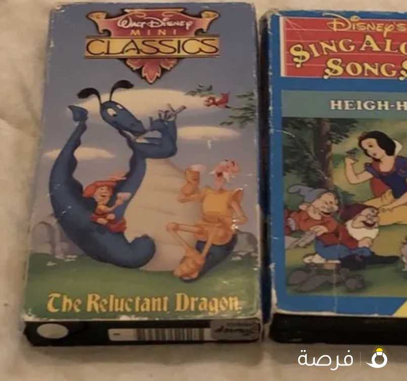 للبيع شرائط فيديو افلام كرتون قديم