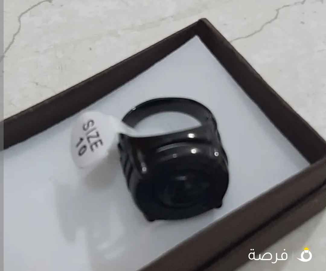 black ring خاتم اسود