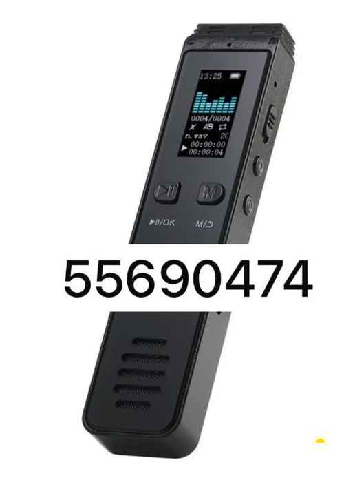 جهاز تسجيل صوت عالي الدقه

متوفر 3 مساحات تخزين