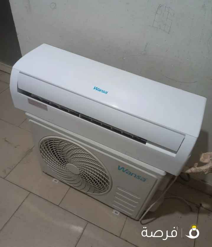 وحدة تكييف طن واحد ونسا موديل حديث نظيفة ممتازة غاز 410