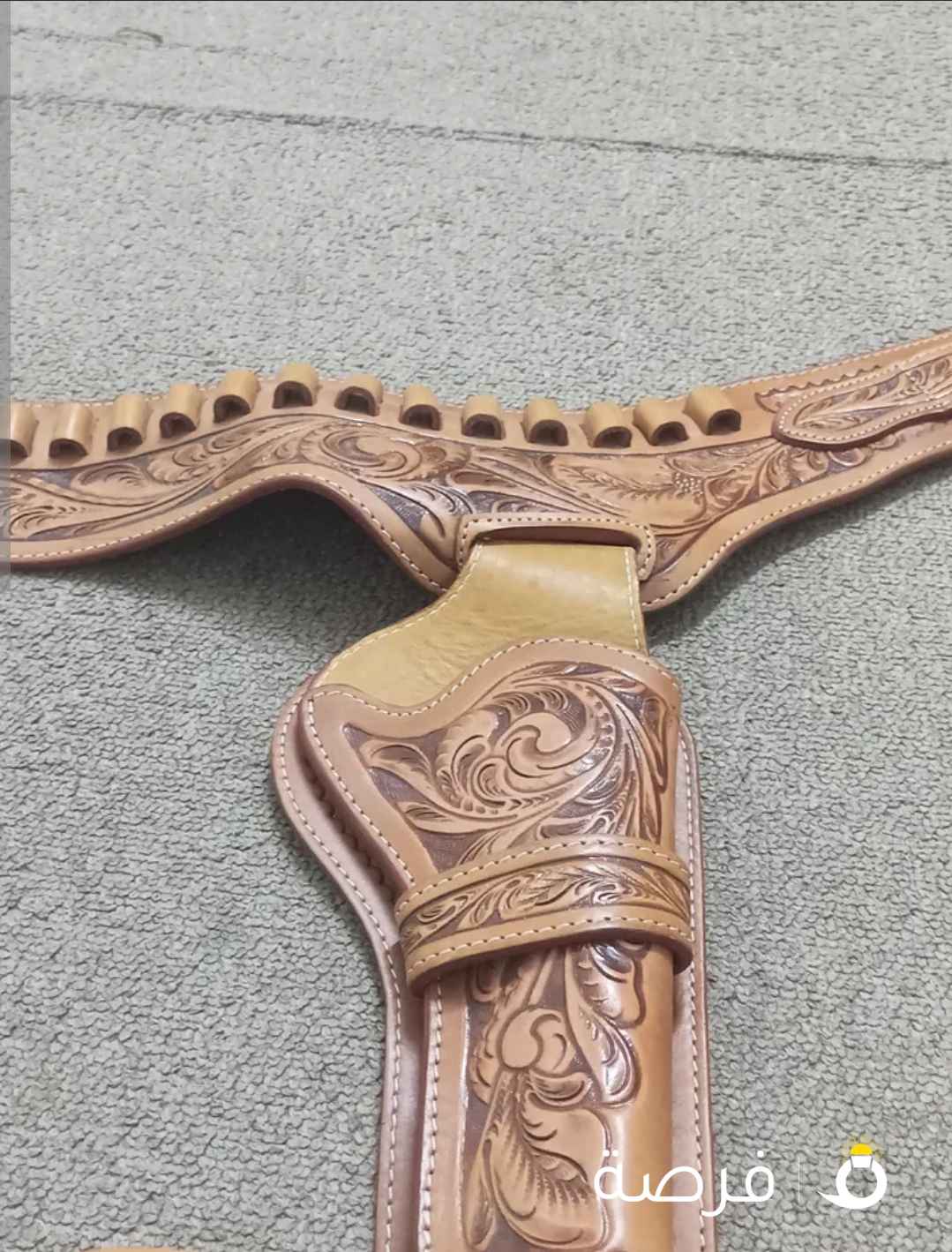 محزام جلد طبيعي