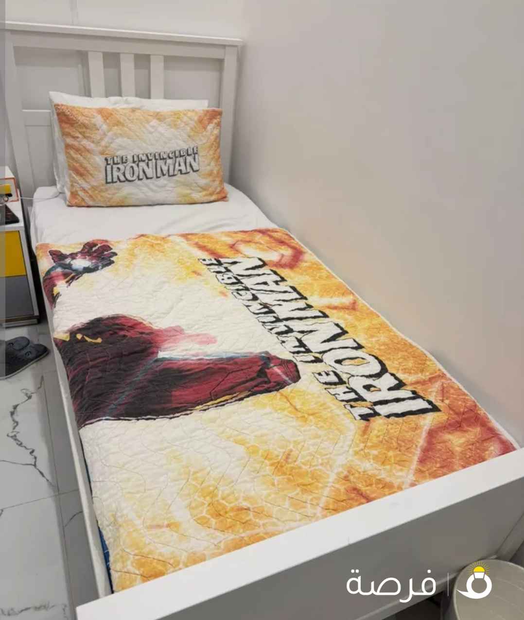 سرير + كبت مقسم بحالة جديده