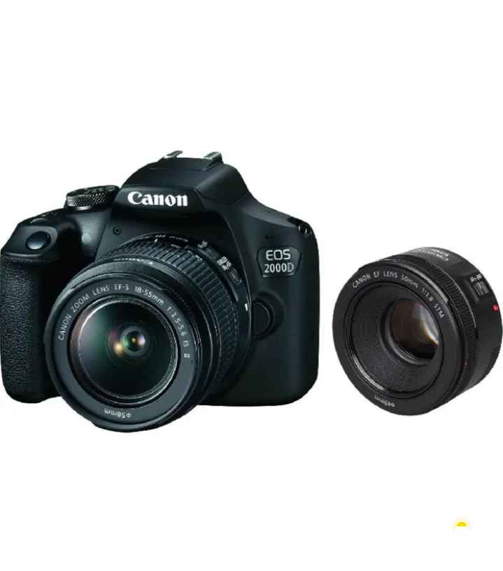 كاميرا كانون احترافية EOS 2000D مع عدسة