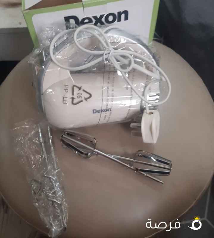 مضرب بيض يدوي خمس سرعات ماركة ديكسون قوة 250 واط جديد لم يستعمل نهائي Dexon Hand Mixer 250W New