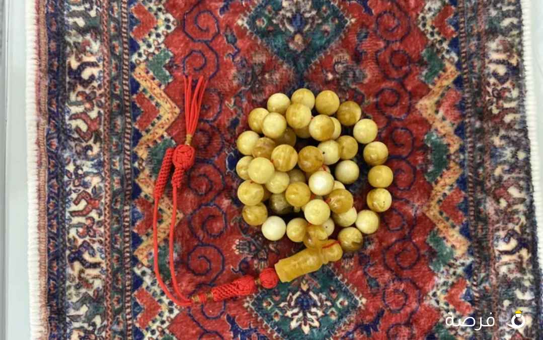 للبيع سبحة تراب كهرب 45 خرزة فواح