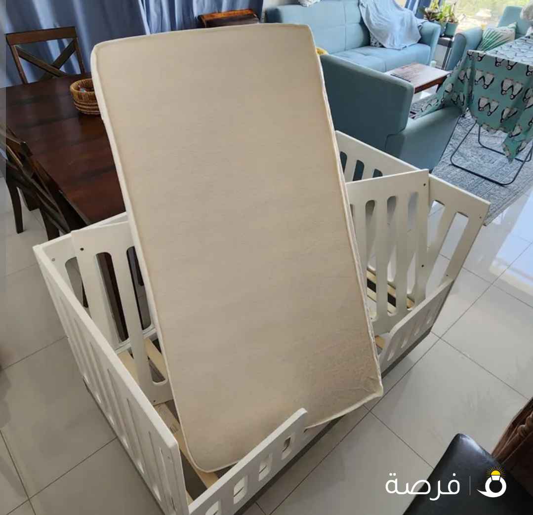 CHILDREN's BED (CRIB) 3-in-1, WITH MATTRESS