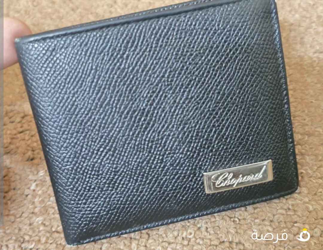 CHOPARD Leather Wallet rare used
