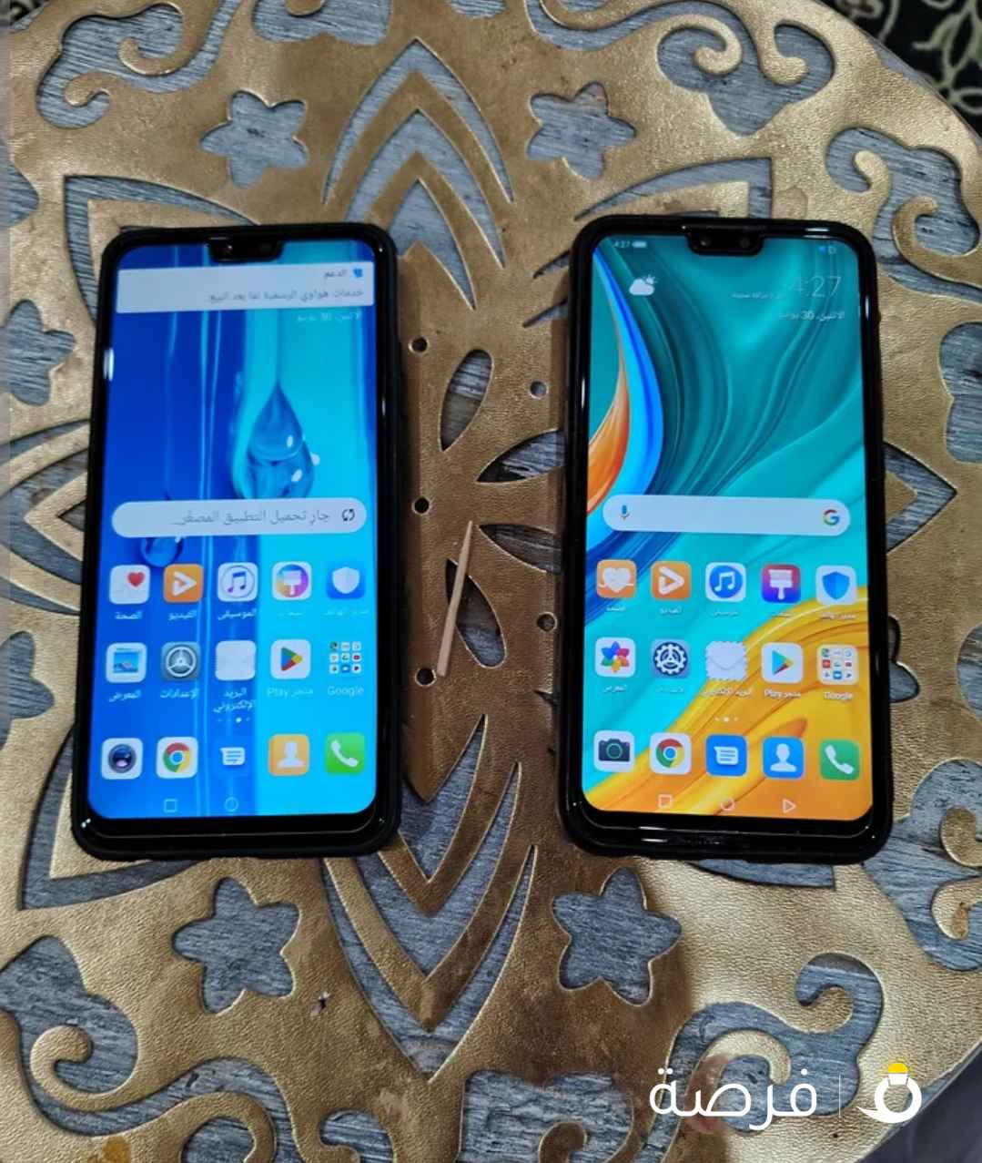 للبيع عدد 2 جهاز هواوي Y8s + Y9