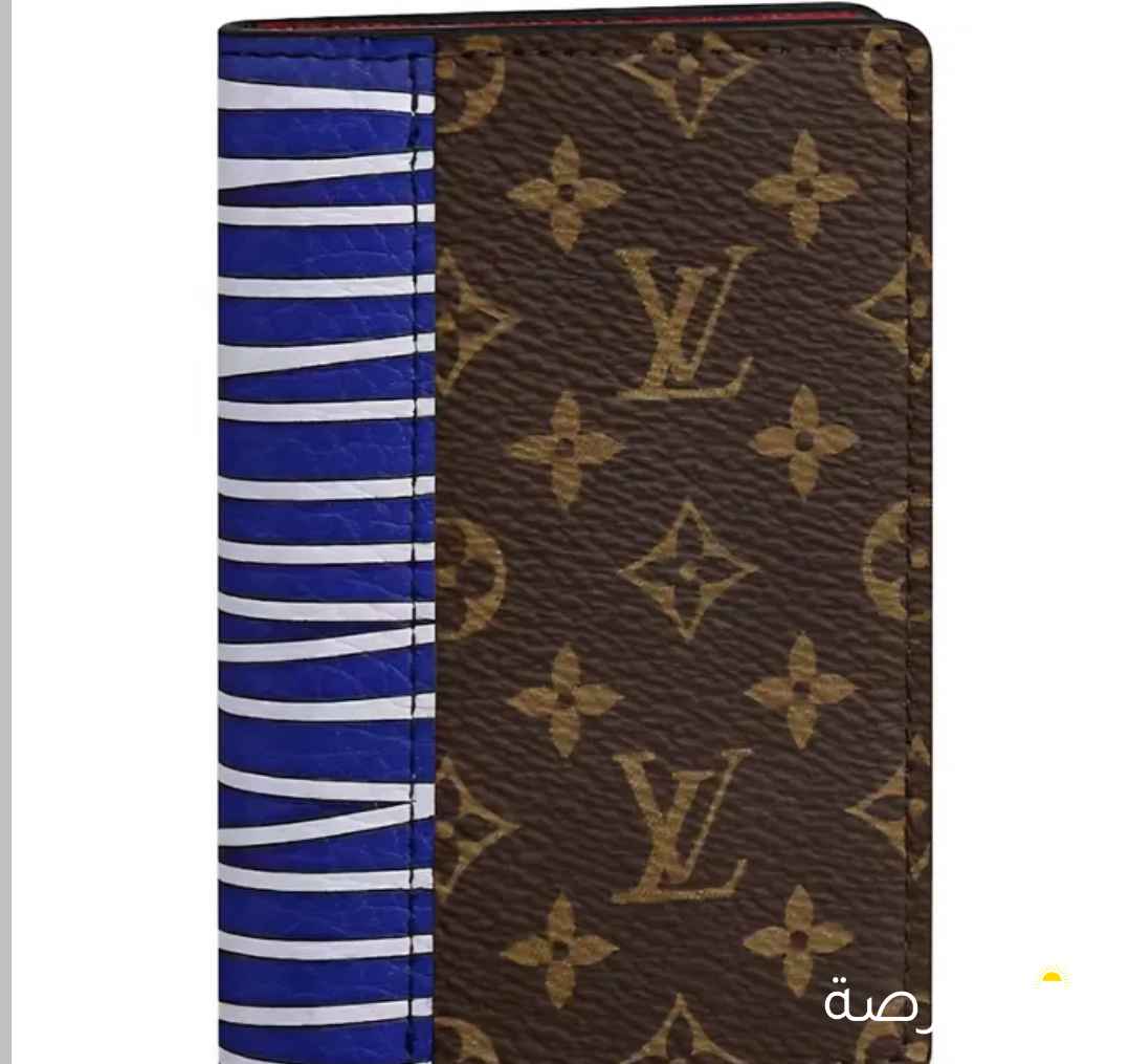 Louis Vuitton Pocket Organizer Leather Patches Wallet