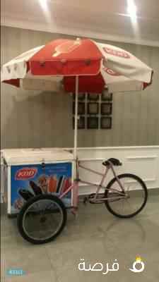 تأجير عربانة ايس كريم تشكيلة كى دى دى لجميع المناسبات الالتزام بالموعد