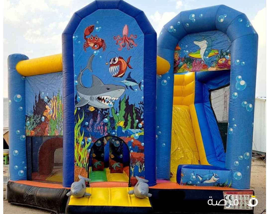 للإيجار زحلاقيات ونطاطيات هوائيه بجميع الاحجام