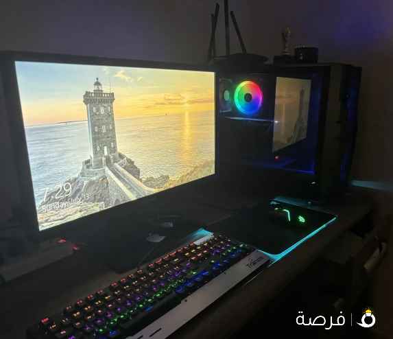 Gaming Prebuilt Pc + Gaming Cherry Blue Keyboard + Steelseries Rival 600 Gaming Mouse + Mousepad