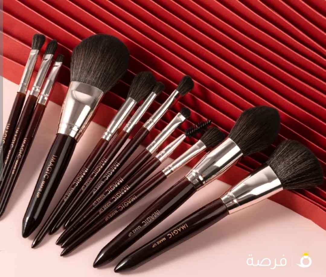 IMAGIC 12PCS MAKEUP BRUSH SET WITH ZIPPER BAG