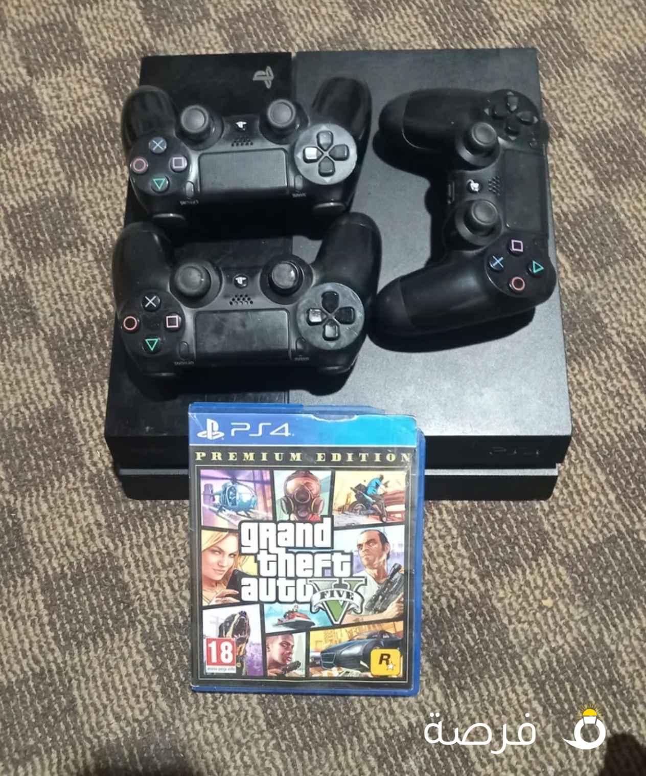 للبيع بلاي ستيشن 4مع شريط