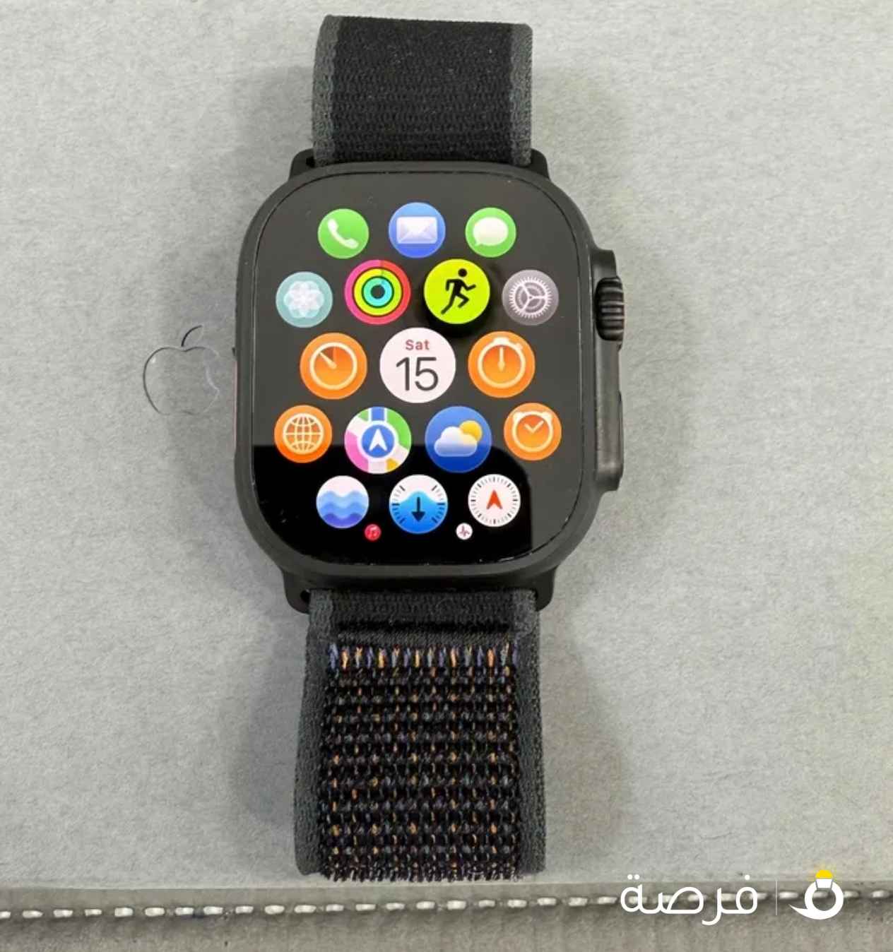 Apple Watch Ultra 2 GPS + Cellular 49mm Black Titanium Case with Black Trail Loop Used!