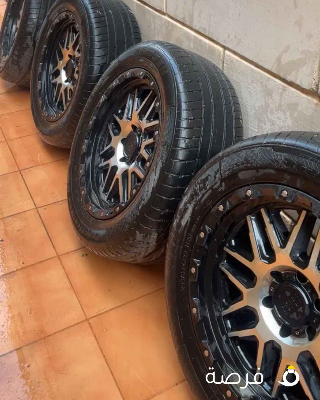 بيعه سريعه رنقات بلاك راينو اصلي نظيف جدا