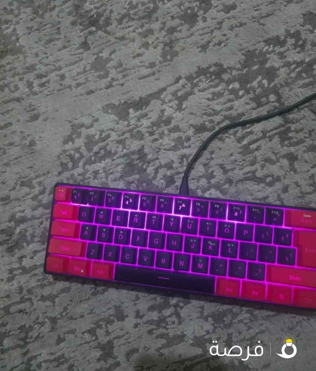 snupirdiri 61 key rgb membrane keyboard