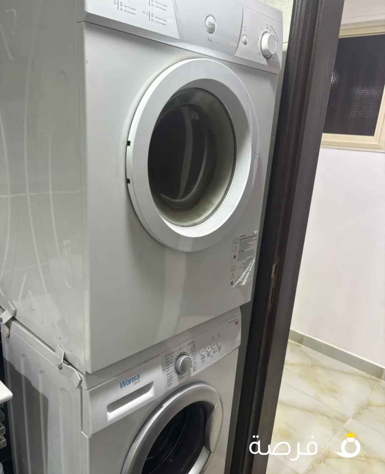 للبيع غساله و نشافه وانسا