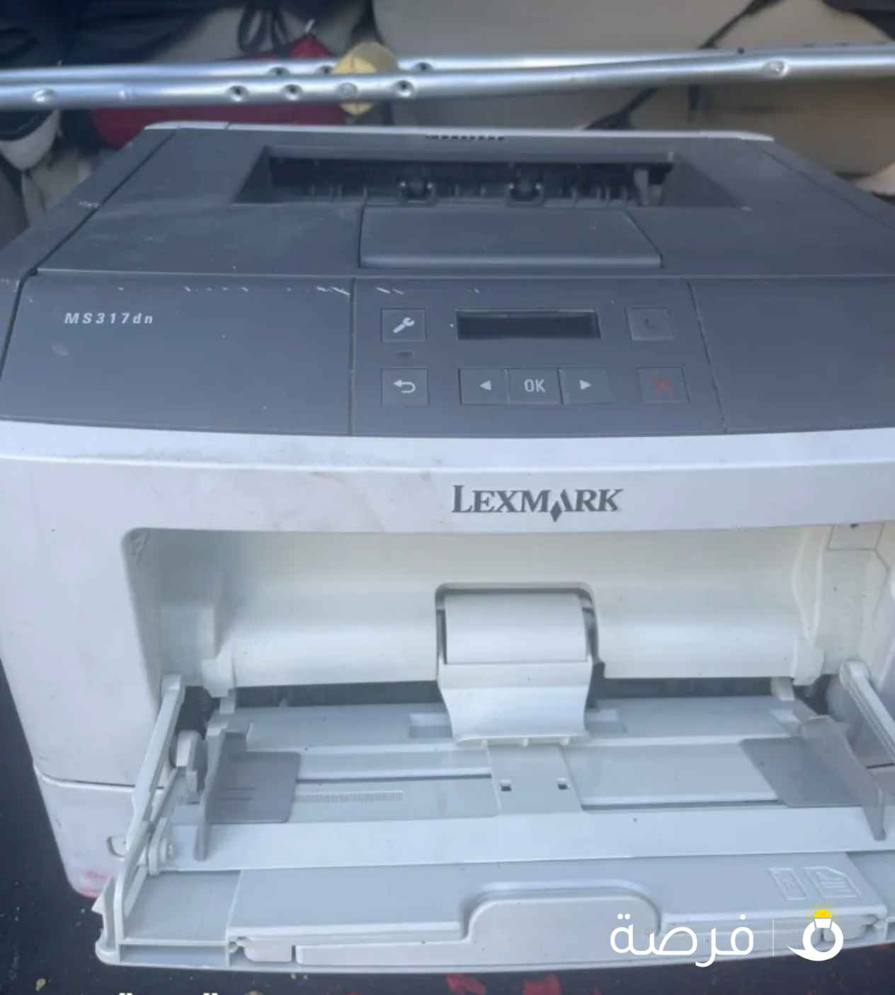 طابعة ليزر أحادية اللون Lexmark MS317dn.