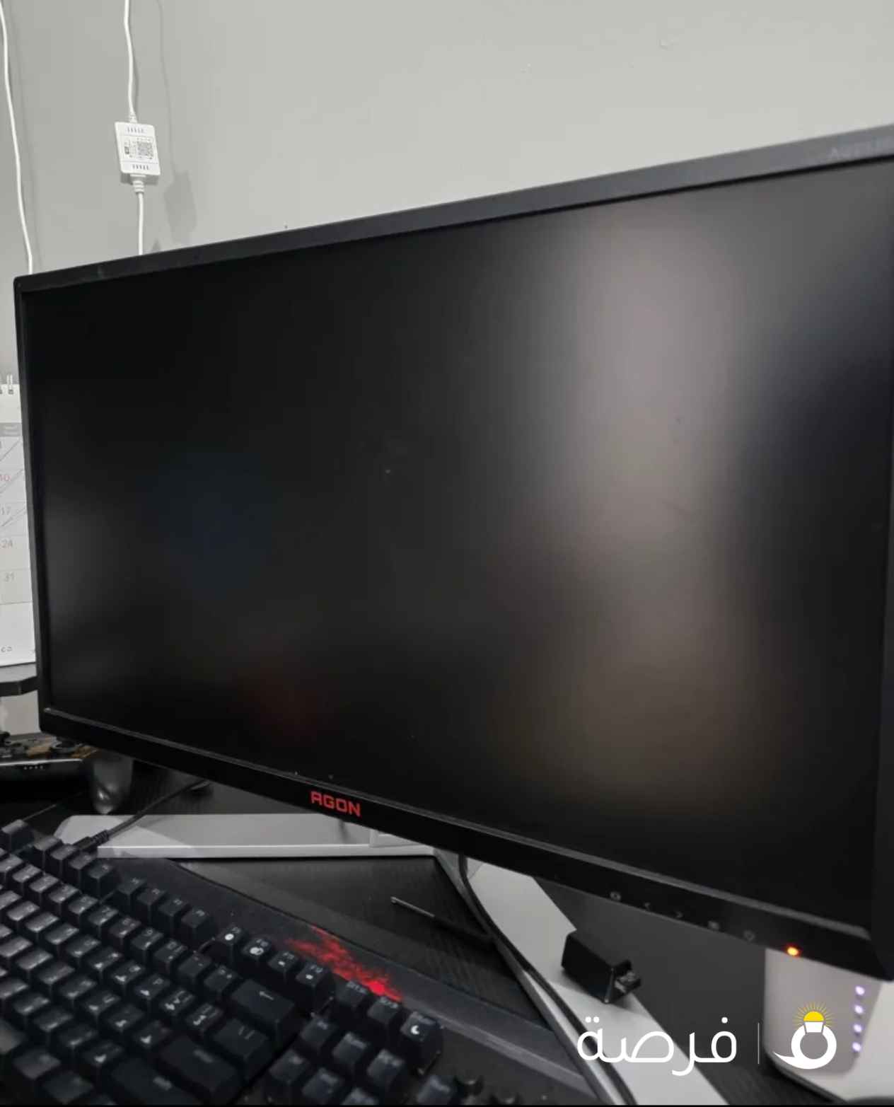gaming monitor agon للبيع شاشة قيمنق مستعمله نظيفه خاليه من المشاكل