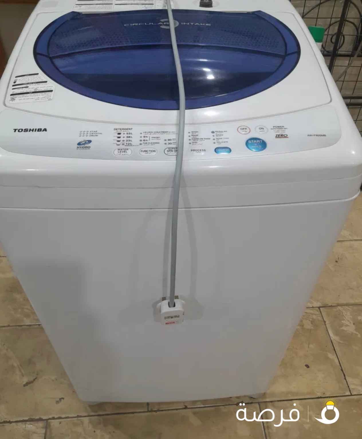 غساله فوق اتوماتيك توشيبا 7كيلو ممتازه بسعر 30د.ك بالمهبوله بحاله الجديدة