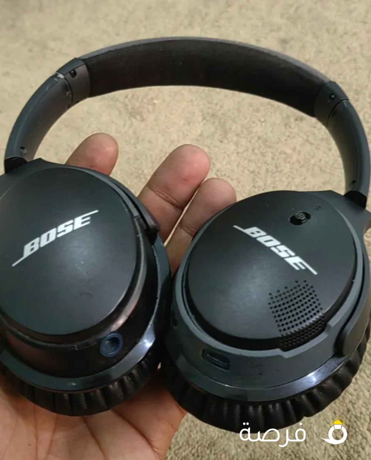 سماعه راس بوز كومفورت 35الجيل التانى ممتازه الوانها اصدار خاص سلفر واسود وسماعه Bose SoundLink Around-Ear II. وسماع اذن سامسونج بيدس سماعه يسار مع العلبه جميعهم اصلى بحاله ممتازه بطاريات قويه
