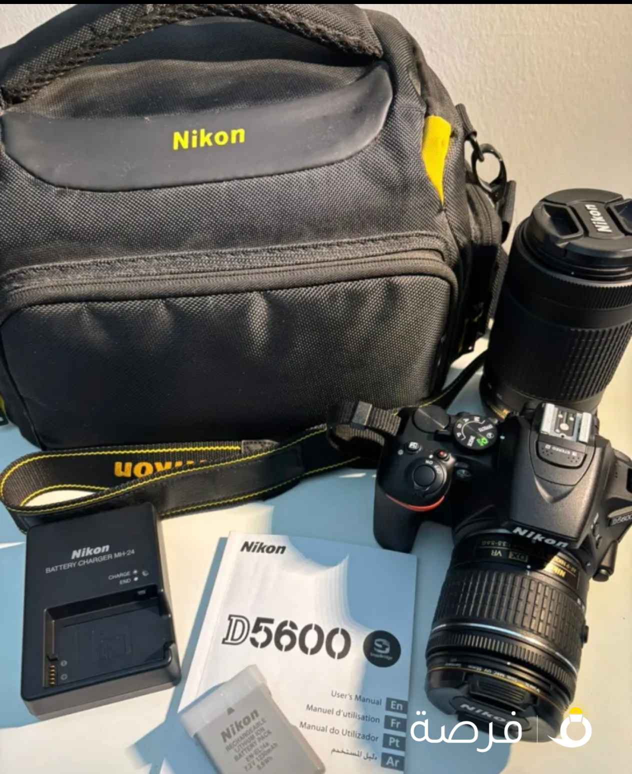 Nikon D5600 Camera + 18-55mm & 70-300mm Lenses – Like New