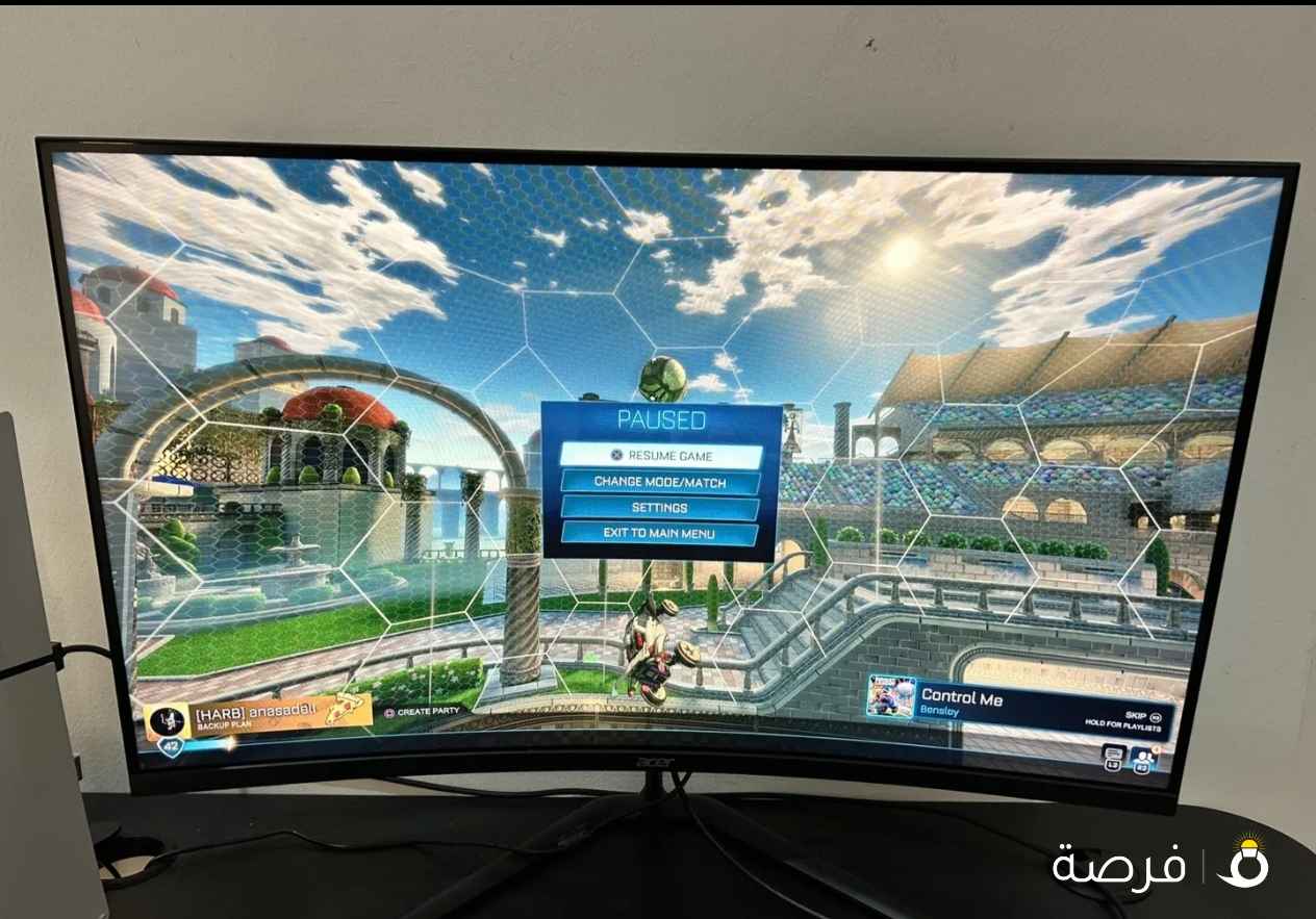 Acer Nintro Curved Gaming Monitor, 31.5”, 180Hz, 1ms, ED320QRP3biipx- Black