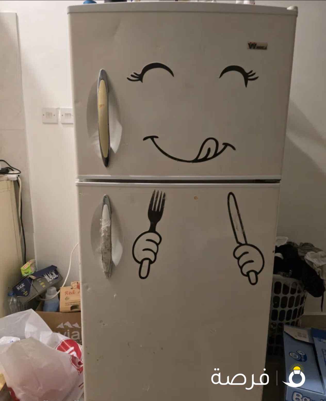 ثلاجه و طباخ كامل و غساله و سرير و سجاده 5في4