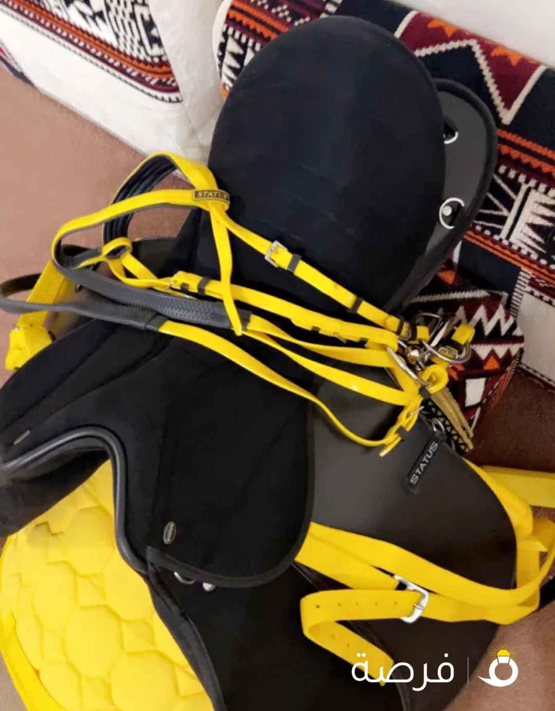 للبيع سرج كامل مع كل اغراضه