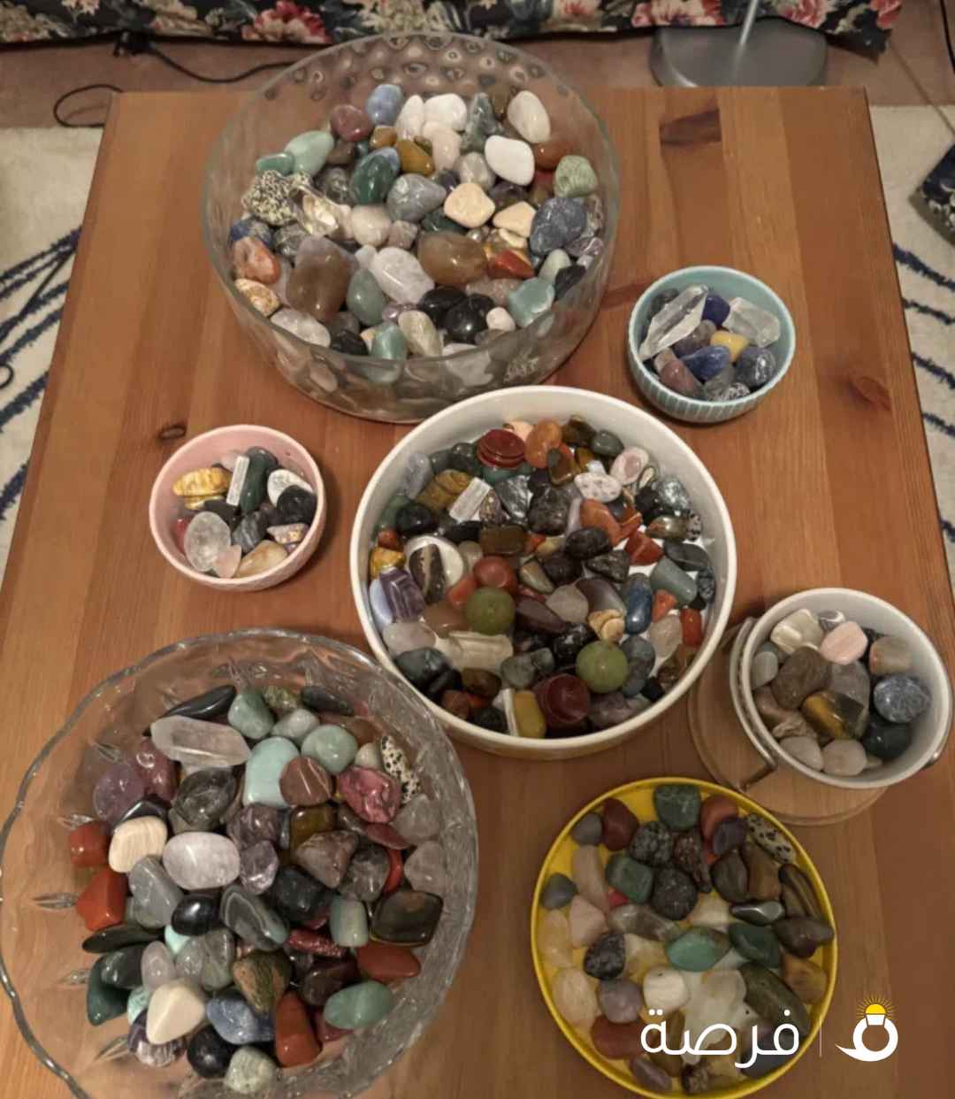 Large Crystal / Polished Stone Collection (Multiple Bowls)
