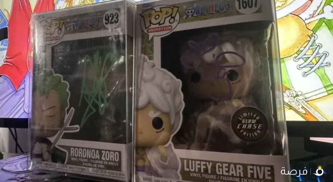 Luffy + Zoro SIGNED funkos