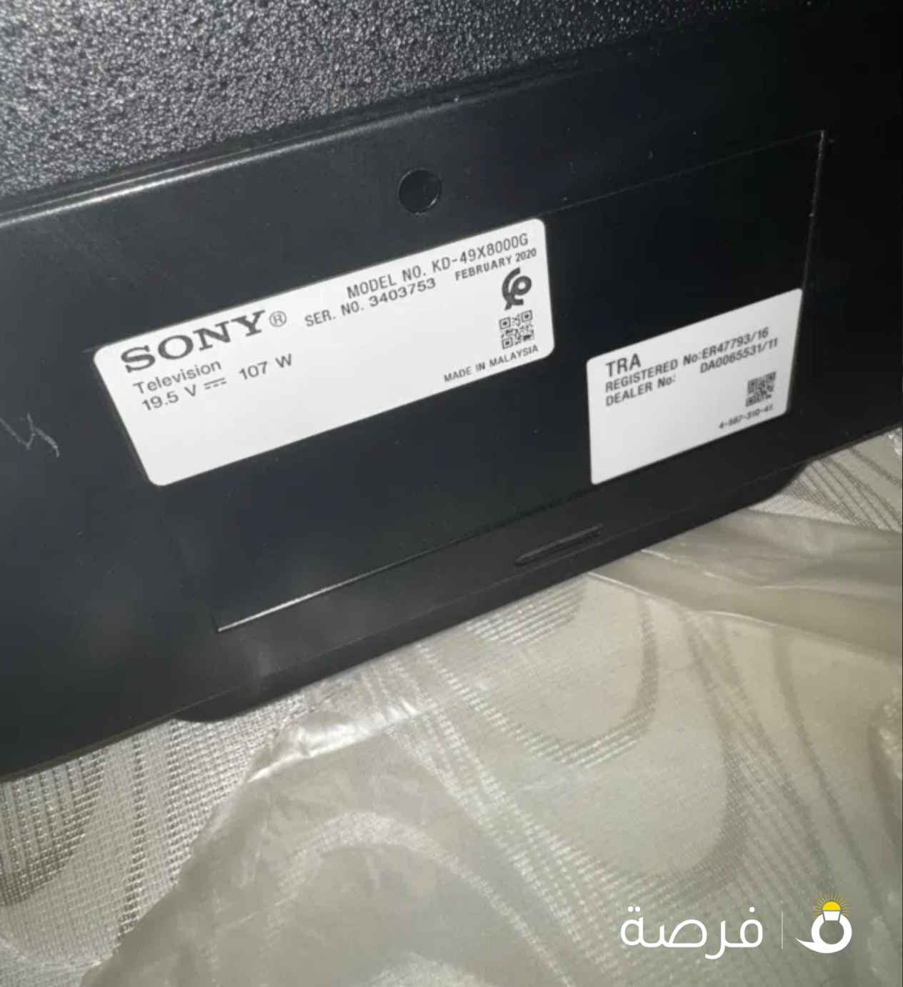 شاشه سوني سمارت ممتازه ⁦⁦4k⁩⁩