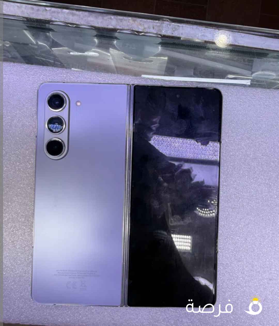 سامسونج فولد⁦⁦5⁩⁩ ⁦⁦256⁩⁩ جيجا بحاله جيده الواي فاي وبلوتوث لا يعمل مشكله بالبلوتوث