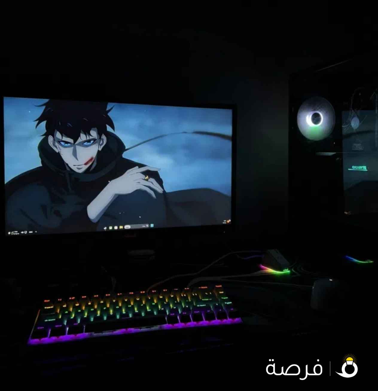 مستعمل ⁦⁦Pc⁩⁩ ⁦⁦3060ti⁩⁩