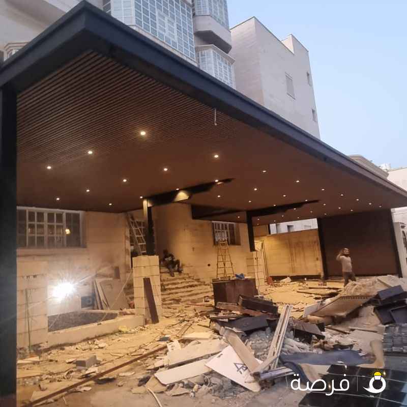 حداد مظلات خشبي كيرلي كسباني مظلات غرف ديوانية